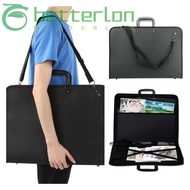 BETTER-LONTIME 1Pcs A3 Folder Bag, With Shoulder Strap Top Handle A3 Drawing Board Bag, Waterproof L