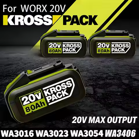 For WORX 20V 3Ah 6Ah 5Ah Lithium Battery Fit WORX 18V 20V WA3016 WA3023 WA3054 WA3027 WA3406 WU279 W