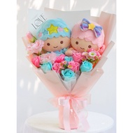 Little Twin Stars Bouquet Birthday Anniversary Valentine’s Day