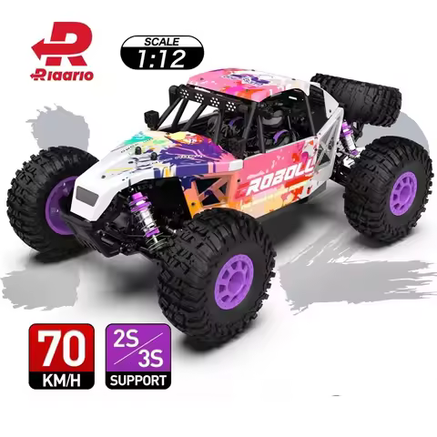 Rlaarlo RC car AM-D12 1:12 70KM/H Brushless Off-Road Remote Control Desert Truck 2.4g Rtr Electric M