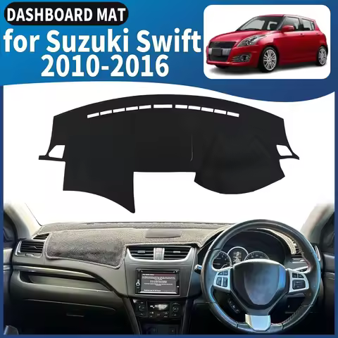 fit for Suzuki Swift Sport G3 FZ NZ AZH 2010-2016 Dashmat Dashboard Cover Pad DashMat Sunshade Car A