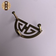 Pintu Kabinet Perkakasan Perabot Baharu Gaya Cina Lubang Tunggal Almari Pakaian Tembaga Tulen Pemega