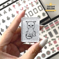 [Pre-Order] Customised Mahjong Set Smart Cat Customymahjong (Ship within 30 days)