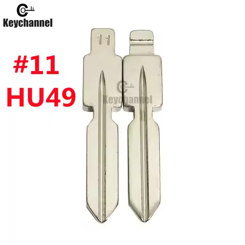 10pcs/lot HU39 Car Key Blade Universal #11 KD Remote Blank for Benz W126 W124 W140 S320 1995-2000 NO