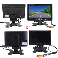 Car Monitor 7inch Screen For Rear View Reverse Camera TFT LCD Display for HD Digital Waterproof Nigh
