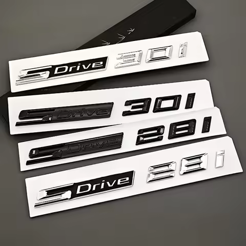 3D ABS Car Letters Logo SDrive 28i 30i Rear Trunk Badge Side Fender Emblem Decals For BMW Z4 E85 E86
