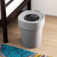 日本霜山 滑輪式簡約風垃圾桶/紙簍(附垃圾袋30張)-12L-多色可選