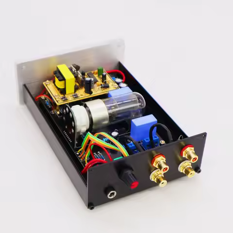 A6 Music fax warm voice 6N8P vacuum tube stereo Audio buffer preamplifier For audio amplifier