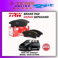 NAZA SUTERA TRW FRONT BRAKE PAD [GDB3221]