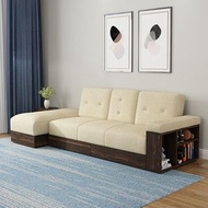 可折疊布藝儲物梳化床 多功能沙發 sofa bed 【包送貨 Free Delivery】  帶櫃桶 可坐可躺