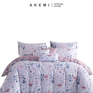 AKEMI 1250TC Cotton Select Faith Alenai (Bedsheet | Fitted Sheet Set | Quilt Cover Set)