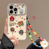 Cute M&M Candy Case Compatible For Redmi 14C 13 12 13C 9C 9A 10A 10 9 13C 9C NFC A1 A2 Note 12 11 13