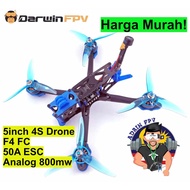 Darwin240 Johnny 5 Darwinfpv 4S F4 50A 800mw 5inch Analog FPV Quad Drone