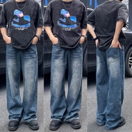 🔥Local shipping/COD M- 3XL Men Harem Jeans Baggy Jeans cargo pants American Vintage wide leg jeans m