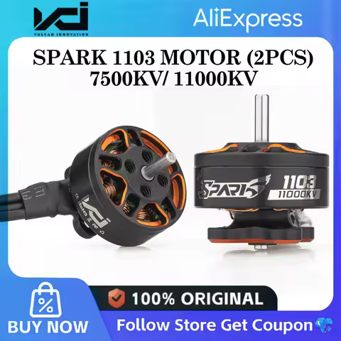 VCI SPARK 1103 MOTOR (2PCS) 7500KV 11000KV Brushless Motor for FPV Drone Whoop Quadcopter DIY