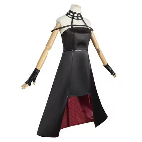 Anime Cosplay costume Headband Elastic Thigh Stockings Tights Highs Earrings Yor Forger dress full s