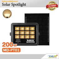 ไฟสปอตไลท์โซล่าเซลล์ Golden รุ่น MD-PT01 (เเสง : เหลืองวอมไวท์)