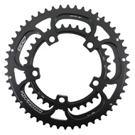 DJC Road Bike Chainring 110BCD Double Chainring 5 Arms Round Oval 2X 50T 34T 35T 53T 39T 52T 36T Gra