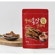 [Made in korea]👍Sungyoon Korean dried Red ginseng with honey 40g honey + Korean red ginseng 100% 👍/K-snack, korea ginseng snack