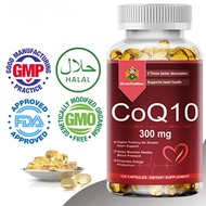 COQ10 300mg Capsule Energy Production Heart Support Antioxidant Cardiovascular Health Supplement