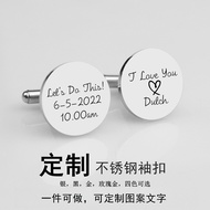 【Cufflink Anti-Alergi】Pengeluar Cufflink Kustom Menawarkan Cufflink Keluli Tahan Karat yang Ringkas,