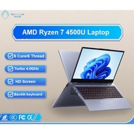 15.6 Inch AMD Ryzen 5 4500U Laptop AMD Ryzen Gaming laptops Notebook Computer Windows 11 Pro Laptops Portable Gamer