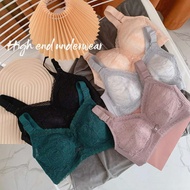 Large size Adjustable latex bra, gather bra, breathable bra without steel ring 34BC-44DE