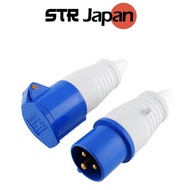 Industrial 3 Pin Plug / Socket 16amp 220v