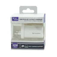 DIGIMOMO - 30W PD & QC 3.0 雙輸出快速充電器 [原裝行貨]