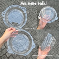 (10pcs) Box mica round chiffon chiffon mica cheesecake mica apj