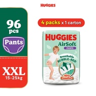 Huggies AirSoft Pants XXL24 x 4 Super Jumbo Pack