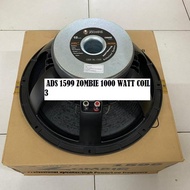 Speaker 15 Inch Ads 1599 Zombie 1000 Watt Coil 3 Inch Original