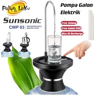 Sunsonic CWP 03 Pompa Air Galon Electric Tatakan Gelas Elektrik Water