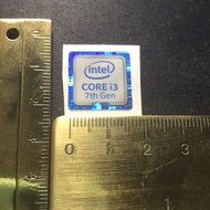 Sticker Sticker Core i3 7th gen ori