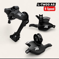 L-TWOO A5 Groupset 9 Speed Set (Shifter + RD) Shimano Altus MTB Mountain Bike Gear Shifter