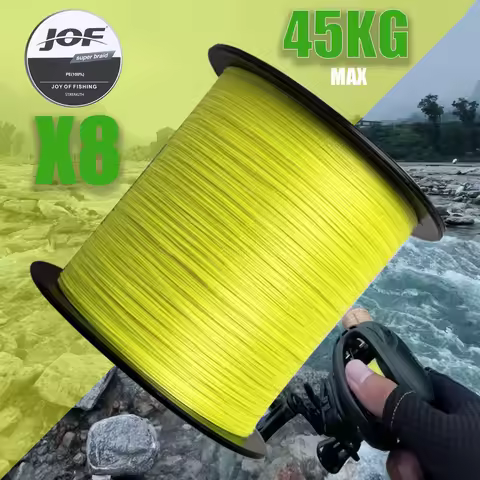 JOF X8 Braided Fishing Line 300M/500M/1000M 8 Strand PE Multifilament 8 Braid Wire 0.17mm-0.5mm Test