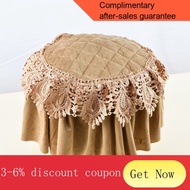 YQ43 Free Shipping Rice Cooker Cover Towel Pressure Cooker Cover Towel Oval345LRice Cooker Dust Cover Lace round Rice Co