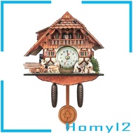 [HOMYL2] SiaBiced Wooden Clock,Vintage Clock,Wall Clock,Wooden Wall Clock