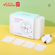 MINISO Lightweight & Water-saving Cotton Pads - 800 Pads in Box 17.3cm X 7cm X 10.7cm.