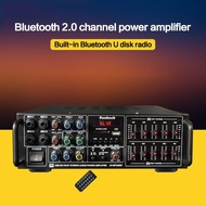 Sunbuck Bluetooth EQ Audio Amplifier Karaoke Home Theater FM Radio 2x200W - TAV-MP325BT - Black