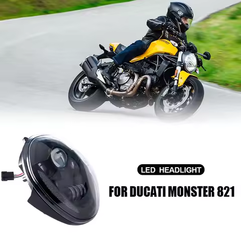 Front Headlight Headlamp For Ducati Monster 821/1200 1200R