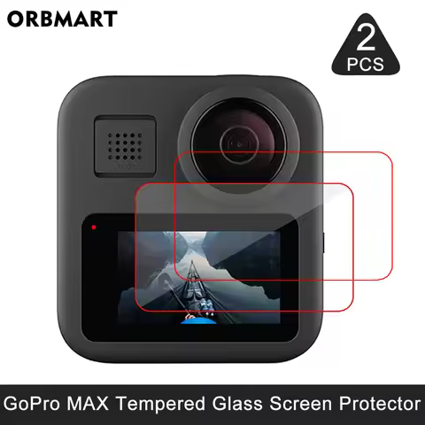 Tempered Glass Screen Protector for GoPro MAX 2 / MAX Case Protection Protective Film for Go Pro MAX