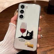 เคสโทรศัพท์ป้องกันการกระแทกแบบใสลายการ์ตูนแมว, พิมพ์เข้ากันได้กับ Iphone 17/17 Pro/17 Pro Max, 16/16