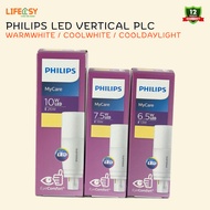 Philips LED Vertical PLC PL-C G24D 6.5W 7.5W 10W Light Bulb Warm White Cool Daylight [1 Year Warrant