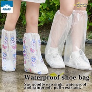 Disposable Shoe Cover Waterproof Rain Overshoes Thick Rain Shoe Cover Lengthen Ankle to Knee for man