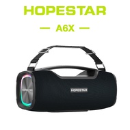 HOPESTAR A6X ลำโพงบลูทูธใช้กลางแจ้งแบบพกพา TWS พร้อมไฟเพลงหลากสีรองรับการโทรแบบแบตสำรอง & แฮนด์ฟรี &
