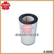 A-8686 Sakura Outer Air Filter SFA8098P SEV551F1/4 RS4989 AF26207 P781098 1606663503 246-5009 SEV551