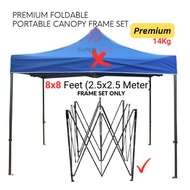 Frame Set Only 8x8 Feet Premium Quality Foldable Canopy Tent Gazebo Folding Portable Tent