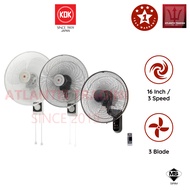 KDK Wall Fan (16") 风扇/壁扇 Kipas dinding KU408-YG / KU408 /  KC-4GR