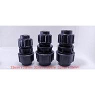 POLY REDUCING SOCKET HDPE REDUCER COUPLER PENYAMBUNG PAIP AIR HITAM BESAR KECIL